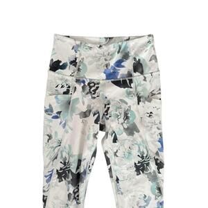 Athleta Leggings Extra Small XS White Floral Mudra High Rise Workout